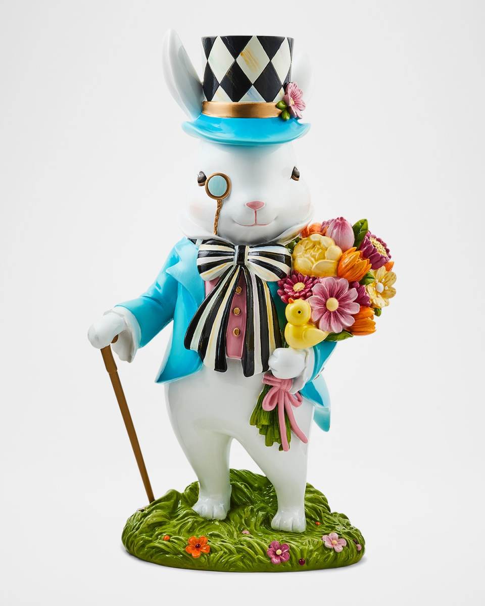 Calico Bunny Figurine